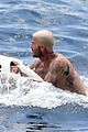 david beckham jumps off yacht with son cruz beckham 61