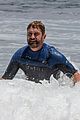 gerard butler morgan brown surfing beach day 13