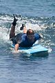 gerard butler morgan brown surfing beach day 29