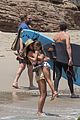 gerard butler morgan brown surfing beach day 71
