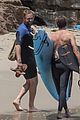 gerard butler morgan brown surfing beach day 72