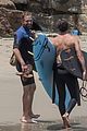 gerard butler morgan brown surfing beach day 74