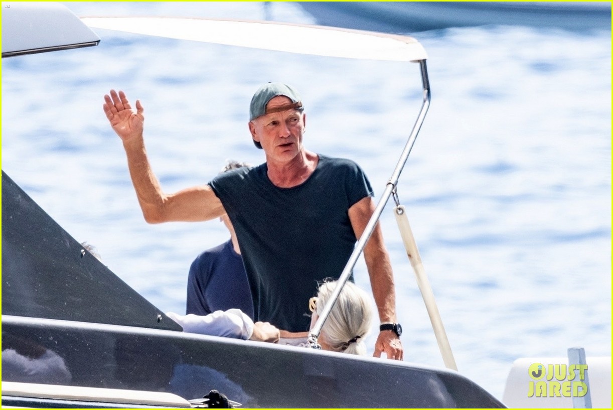 jessica chastain runs into sting in italy 294591700
