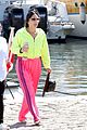 cher neon yellow pink boat arrival wrap up vacation 05