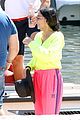 cher neon yellow pink boat arrival wrap up vacation 20