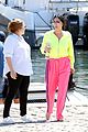cher neon yellow pink boat arrival wrap up vacation 24