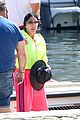 cher neon yellow pink boat arrival wrap up vacation 55