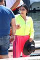 cher neon yellow pink boat arrival wrap up vacation 57
