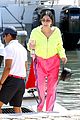 cher neon yellow pink boat arrival wrap up vacation 62