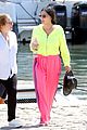 cher neon yellow pink boat arrival wrap up vacation 69