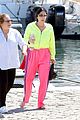 cher neon yellow pink boat arrival wrap up vacation 71