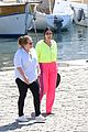 cher neon yellow pink boat arrival wrap up vacation 78