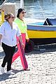 cher neon yellow pink boat arrival wrap up vacation 84