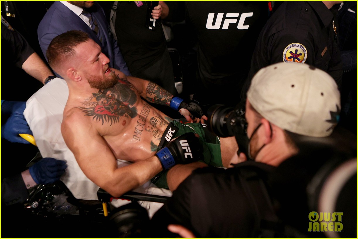 conor mcgregor gruesome ankle injury ufc 264 034586386