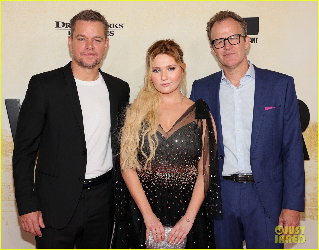 Matt Damon & Abigail Breslin Team Up for NYC Premiere of 'Stillwater