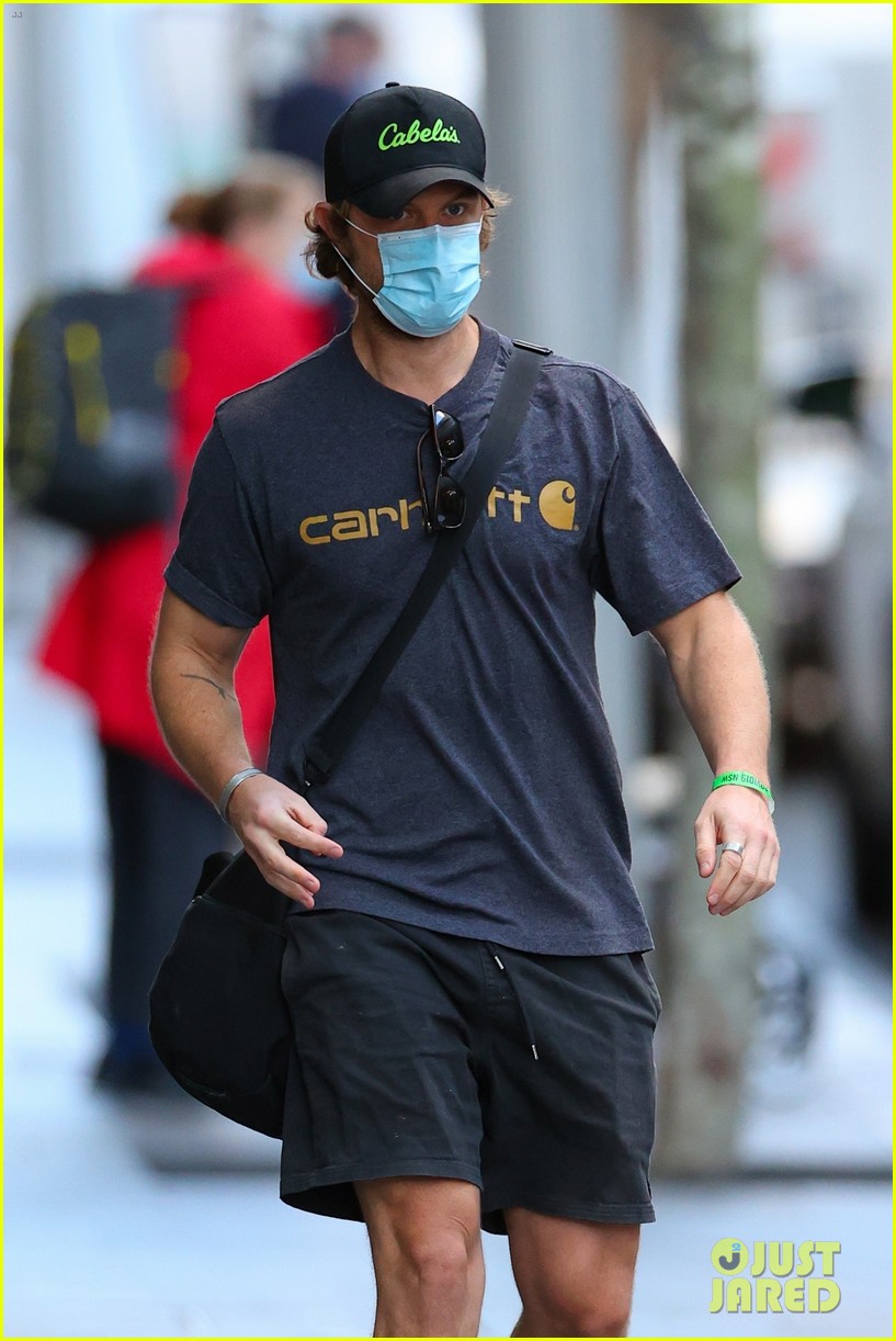 'Sex/Life' Star Adam Demos Spotted in Sydney After Finishing His