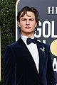 ansel elgort shows off completely shaved head 02