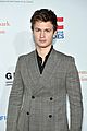 ansel elgort shows off completely shaved head 07