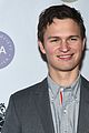 ansel elgort shows off completely shaved head 08