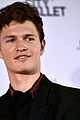 ansel elgort shows off completely shaved head 10