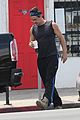 colin farrell heads out on morning coffee run 03