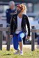 isla fisher gets in quick workout at park sydney 01