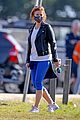 isla fisher gets in quick workout at park sydney 05