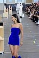bella hadid electric blue outfits for off white show 04