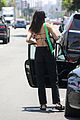kendall jenner striped crop top lunch friends 06