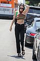 kendall jenner striped crop top lunch friends 24