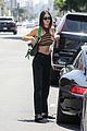 kendall jenner striped crop top lunch friends 32