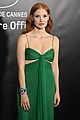 jessica chastain green valentino cannes chopard trophy dinner 13