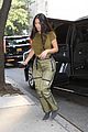 kim kardashian green look out with lala anthony friends 01