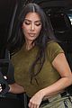 kim kardashian green look out with lala anthony friends 05