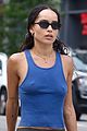 zoe kravitz goes braless for lunch with a friend 02