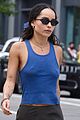 zoe kravitz goes braless for lunch with a friend 04