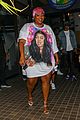 lizzo steps out in t shirt dress with her face on it 03