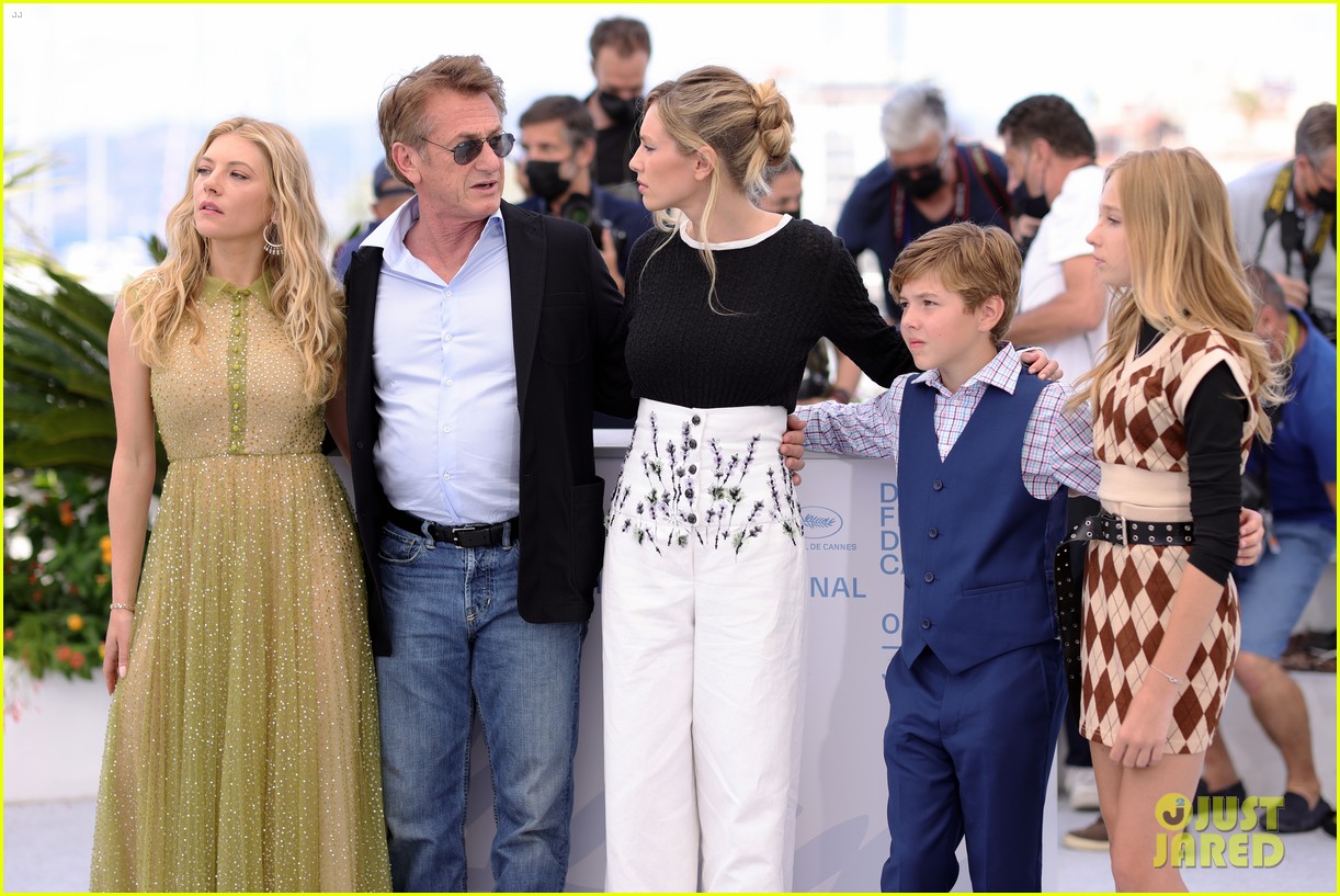 Sean Penn & Daughter Dylan Penn Join Katheryn Winnick For 'Flag Day