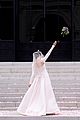 margaret qualley wedding dress chanel show 03