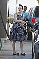 dita von teese gets all dolled up to pump gas 03