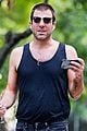 zachary quinto carries balloon with him through washington square park 04