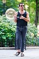 zachary quinto carries balloon with him through washington square park 05