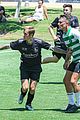 justin bieber plays soccer with friends 33
