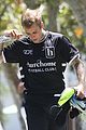 justin bieber plays soccer with friends 61