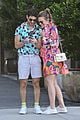 darren criss wife mia colorful outfits during lunch date 04