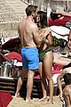 david guetta beach pda with girlfriend jessica ledon 49