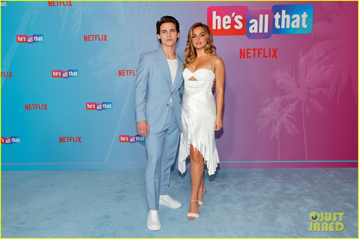 Addison Rae Attends Premiere of Her First-Ever Movie, Netflix's 'He's