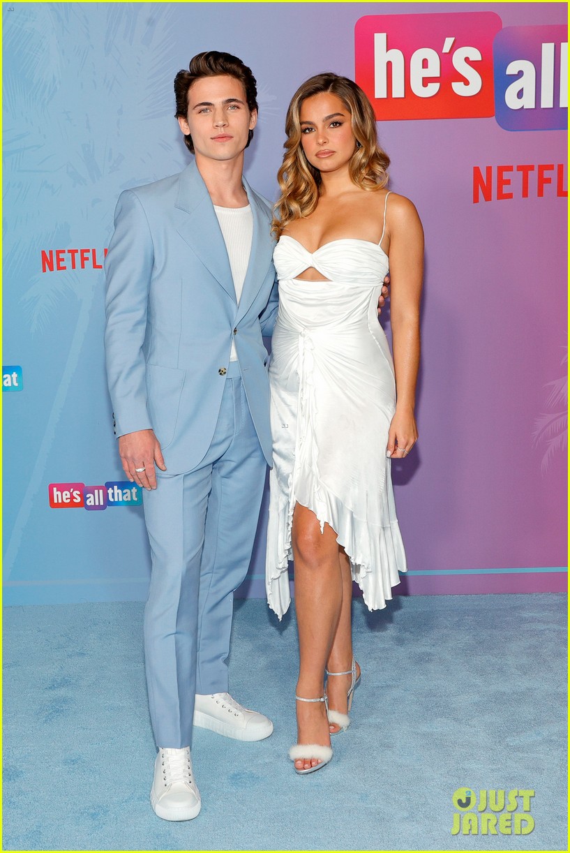 Addison Rae Attends Premiere of Her First-Ever Movie, Netflix's 'He's