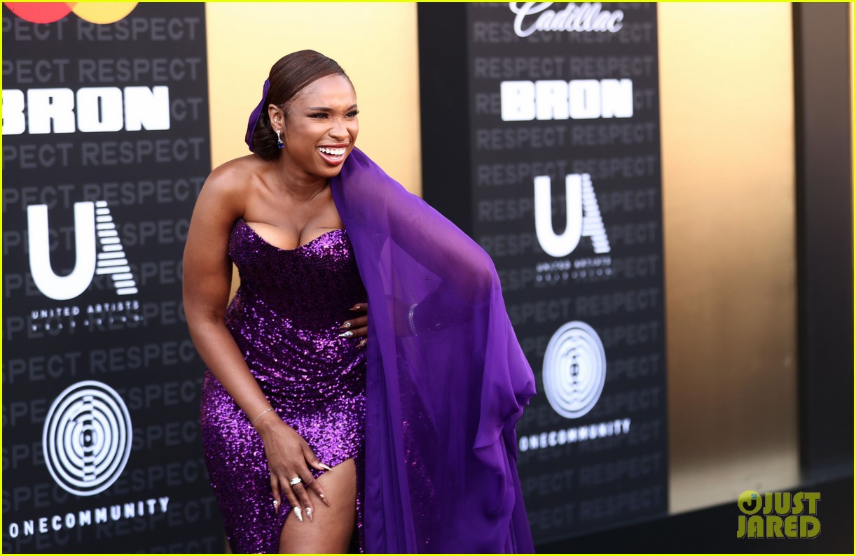 Jennifer Hudson Stuns in A Gown Fit For A Queen at 'Respect' Premiere