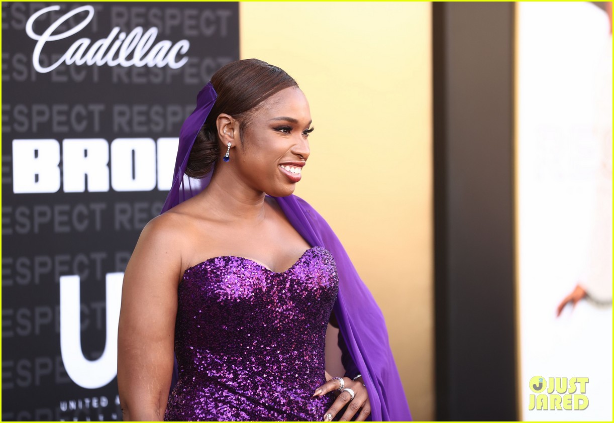 Jennifer Hudson Stuns in A Gown Fit For A Queen at 'Respect' Premiere